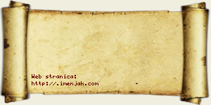 Tina Trnjaković vizit kartica